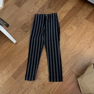 Brandy Melville Black and White Striped Fabric